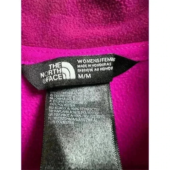 The North Face Quarter Zip Pullover Blouse Jacket Purple Medium - Picture 5 of 7